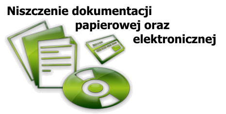 Własny środek transportu - niszczenie dokumentacji.